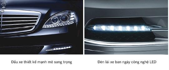 Đầu xe thiết kế mạnh mẽ sang trọng - Đèn lái xe ban ngày công nghệ LED